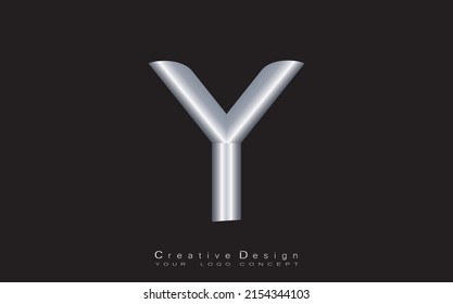 y letter logo design template vector