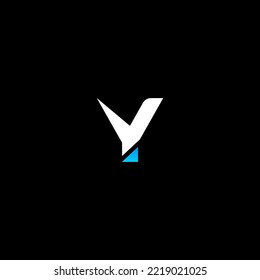 Elementos de plantilla de diseño de logotipo de letras Y. Logo de la letra digital abstracta moderna. Ilustración vectorial.