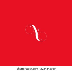 Y letter logo design template elements. Modern abstract digital alphabet letter logo. Vector illustration.
