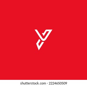 Y letter logo design template elements. Modern abstract digital alphabet letter logo. Vector illustration.