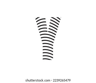 Y Letter logo design template elements