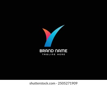 Y Letter Logo Design Template