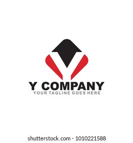 Y letter logo design vector template