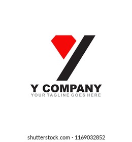 Y letter logo design vector template