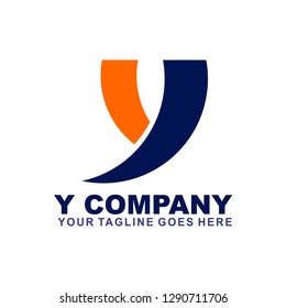y letter logo design vector template