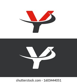 Y letter logo design vector