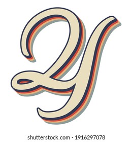 Y letter logo design, Y vector logo, letter design illustration