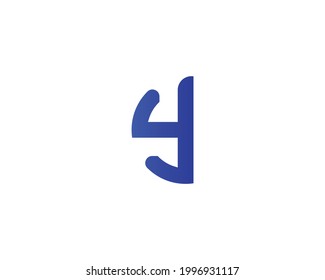 Y-Buchstaben-Logo-Design, Vektorgrafik-Vorlage