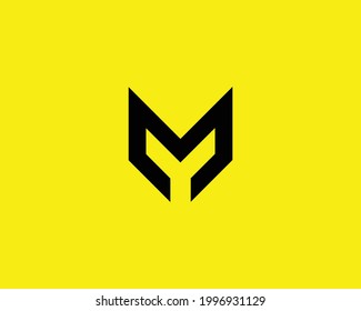 Plantilla vectorial de diseño de logotipo de letras Y