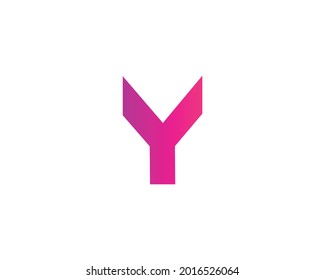 Y letter logo design vector template