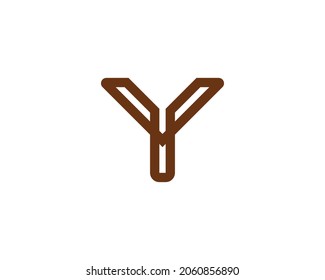 Y letter logo design vector template