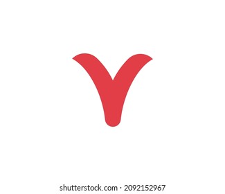 Plantilla vectorial de diseño de logotipo de letras Y
