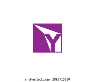 Y letter logo design vector template