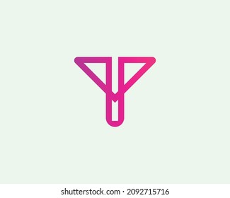 Y letter logo design vector template