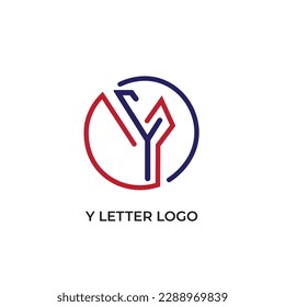 A y letter logo design vector