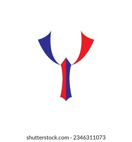 Vector de diseño de logotipo de letra Y