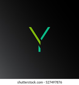 Y  Letter logo design vector element
