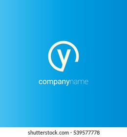 Y Letter Logo Design Vector Element