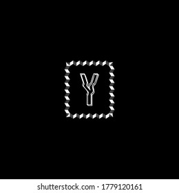 Y letter logo emblem design