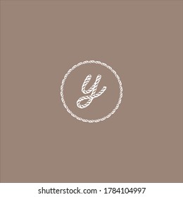 Y letter logo emblem design