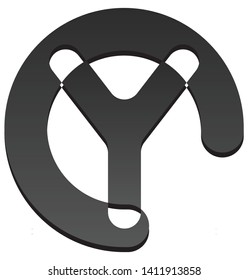 Y letter logo eps vector