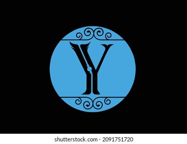 Y letter logo and icon design template