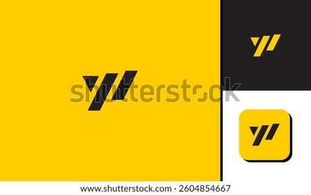Y letter logo icon design simple