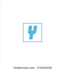 Y letter logo initial design