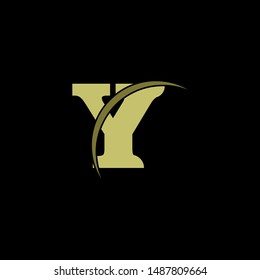 Y Letter logo, logotype vector template.