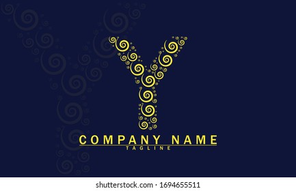 Y Letter logo, Minimal Logo
