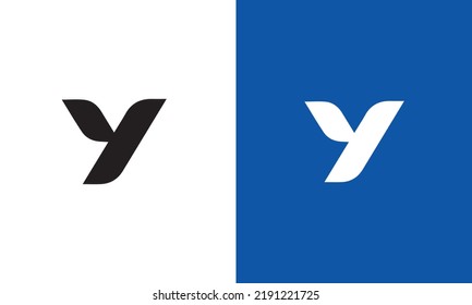 Y-Letter-Logo, Minimales Logo