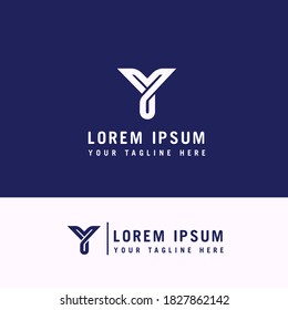Y letter Logo, Y minimalist logo, Y Line Logo Design Template Inspiration