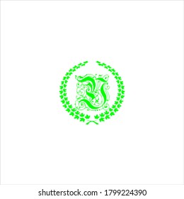 Y letter logo monogram design on white background.Y letter logo for fashion design