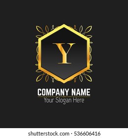 Y Letter logo, Monogram design elements, line art logo design. Beautiful Boutique Logo Designs, Business sign, Restaurant, Royalty, Cafe, Hotel, Heraldic, Jewelry, Fashion, Wine. Vector illustration