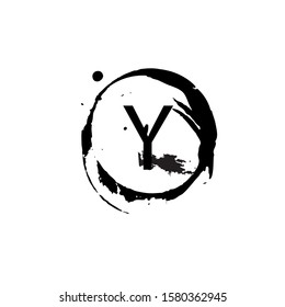 Y letter logo with nice background.Y letter logo icon.