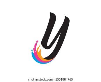 Y Letter logo or symbol template design