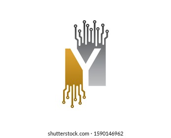Y letter logo or symbol template design