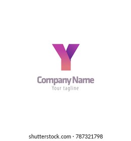 Y LETTER LOGO TEMPLATE