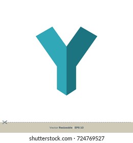 Y Letter Logo Template Illustration Design. Vector EPS 10.