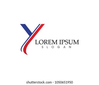 Y Letter Logo Template vector icon design