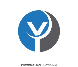 Y LETTER LOGO  TEMPLATE VECTOR