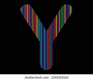 Y letter logo template vector elements