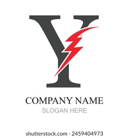 Y Letter Logo Template vector icon design