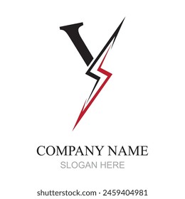 Y Letter Logo Template vector icon design