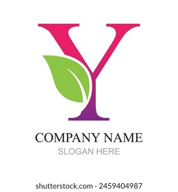 Y Letter Logo Template vector icon design