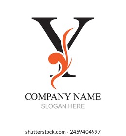 Y Letter Logo Template vector icon design