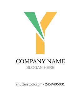 Y Letter Logo Template vector icon design