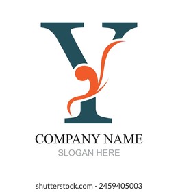 Y Letter Logo Template vector icon design