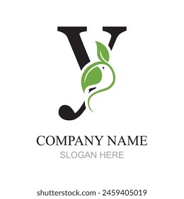 Y Letter Logo Template vector icon design