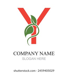 Y Letter Logo Template vector icon design